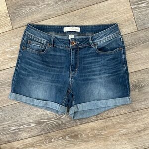 LOFT Dark Blue Jean Shorts